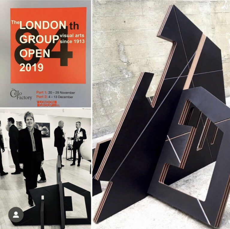 Isle of Wight Artist Wins ‘Jeff Lowe Sculpture Prize’ at London Group Open 2019, Cello Factory, London